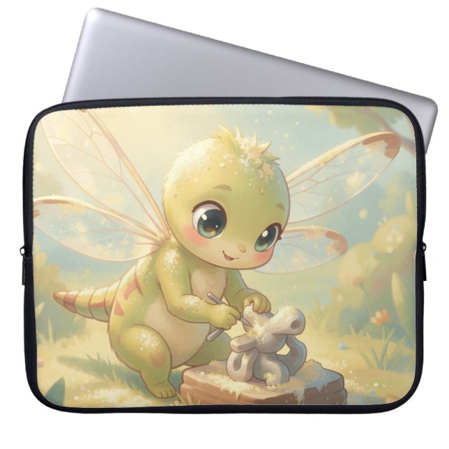 Dragonfly – Star Nectar of the Silent Night Laptop Sleeve (Voorkant)