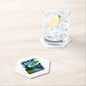 Dragonfly Starry Night (3) Kartonnen Onderzetters (Insitu)