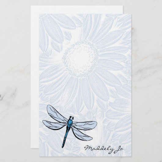 Dragonfly Stationery Briefpapier (Voorkant / Achterkant)