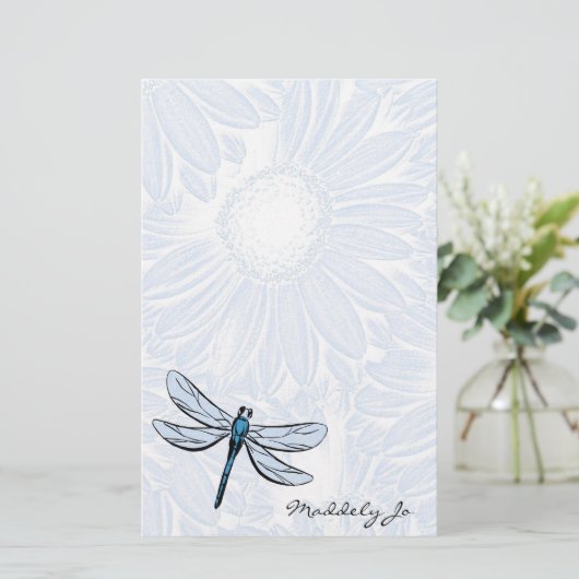 Dragonfly Stationery Briefpapier (Staand voorkant)