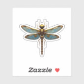 Dragonfly Steam Punk Insect Art Engineer Steampunk Sticker (Vel)
