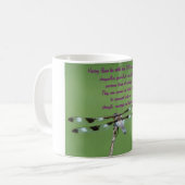 Dragonfly: Sterkte, moed en geluk Koffiemok (Voorkant links)