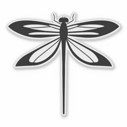 Dragonfly Sticker (Voorkant)