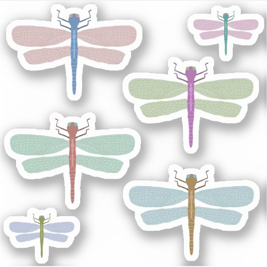 Dragonfly sticker pack (Voorkant)