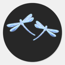 Dragonfly Stickers - Ice Glow