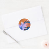 Dragonfly-stickers Ronde Sticker (Envelop)
