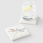 Dragonfly Stone Onderzetter (Zijkant)