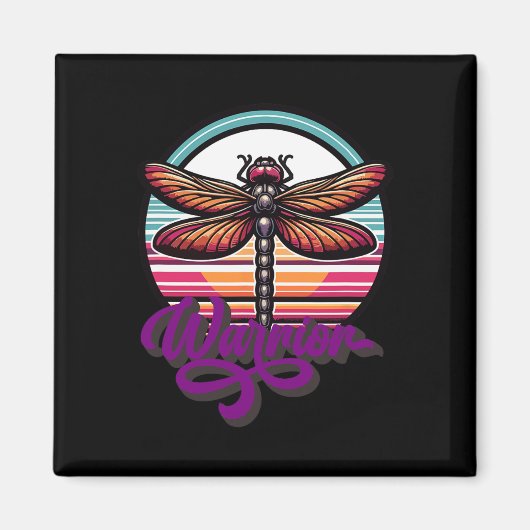 Dragonfly Suicide Prevention Awareness Support War Magneet (Voorkant)