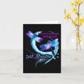 Dragonfly Suicide Prevention Awareness Warrior Sem Kaart (Gele Bloem)