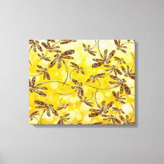 Dragonfly Summer Canvas Afdruk (Voorkant)