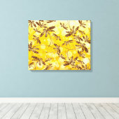 Dragonfly Summer Canvas Afdruk (Insitu (Houten vloer))