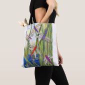 Dragonfly Summer Canvas tas (Dichtbij)