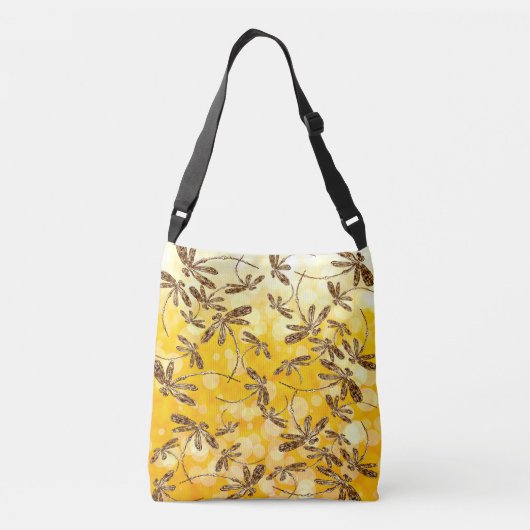 Dragonfly Sunshine Crossbody Tas (Achterkant)