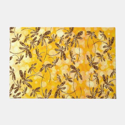 Dragonfly Sunshine Deurmat (Voorkant)