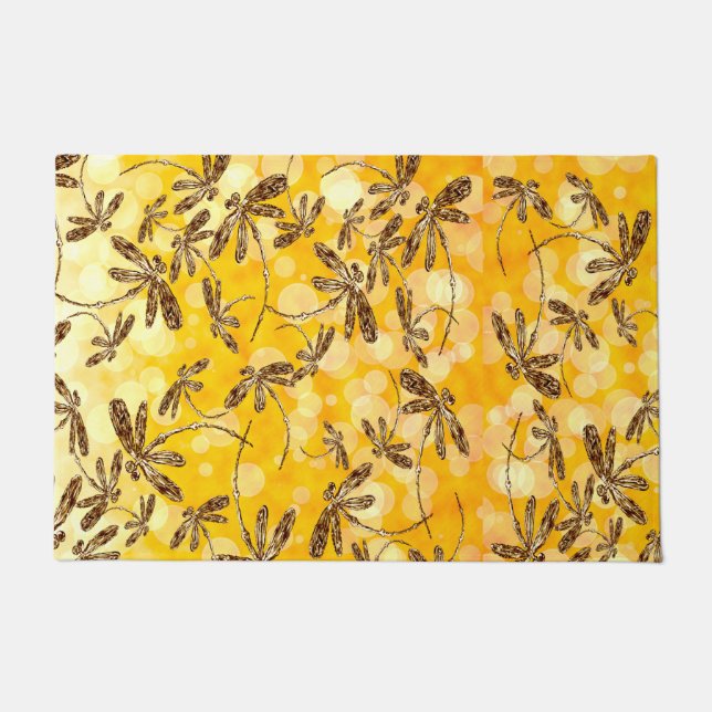 Dragonfly Sunshine Deurmat (Voorkant)