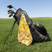 Dragonfly Sunshine Golf Towel Golfhanddoek (Groen)