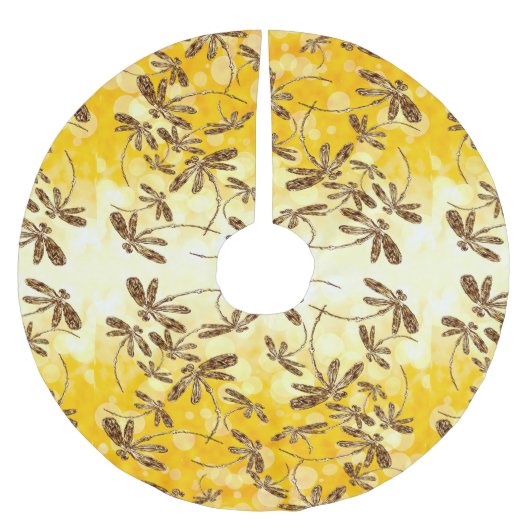 Dragonfly Sunshine Kerstboom Rok (Voorkant)