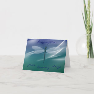 Dragonfly Symbolisme Note Cards Kaart