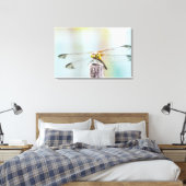 Dragonfly (Sympetrum infuscatum) Canvas Afdruk (Insitu (Slaapkamer))