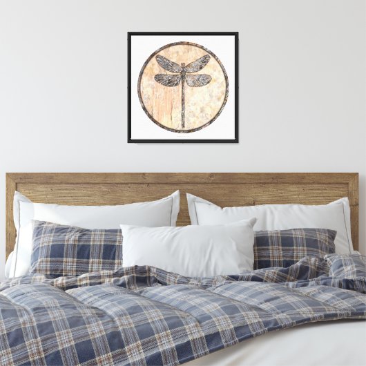 Dragonfly Talking Canyons, New Mexico Canvas Afdruk (Insitu (Slaapkamer))