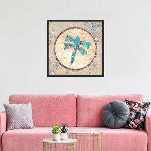 Dragonfly Talking Canyons, New Mexico Canvas Afdruk