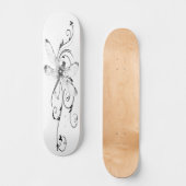 Dragonfly-Tattoo Persoonlijk Skateboard (Voorkant)