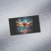 Dragonfly tegel onderzetter magnetisch visitekaartje (Voorbeeld)