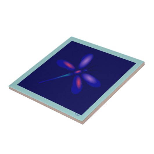 Dragonfly-Tegel Tegeltje (Zijkant)