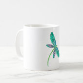 Dragonfly tekenen Ik hou van Dragonflies Cadeau id Koffiemok (Voorkant links)