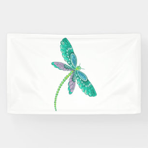 Dragonfly tekenen Ik hou van Dragonflies Cadeau id Spandoek