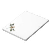  dragonfly-tekening Antiek snijpad Notitieblok (Linkerzijde)