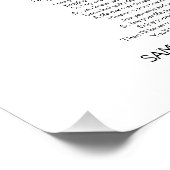 Dragonfly terwijl ik zit in Hemels Memorial Gedich Foto Afdruk (Hoek)