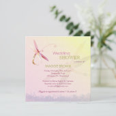 Dragonfly Theme Uniek Vrijgezellenfeest Kaart (Staand voorkant)