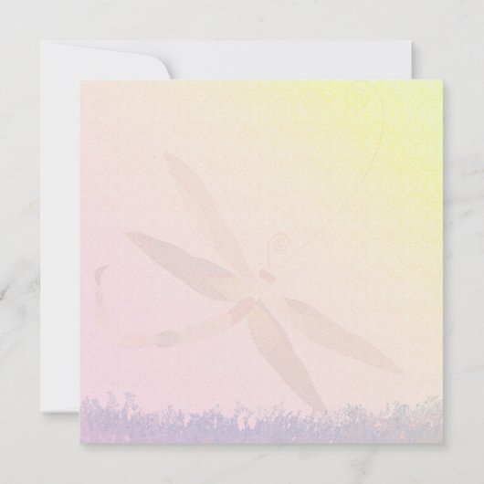 Dragonfly Theme Uniek Vrijgezellenfeest Kaart (Achterkant)