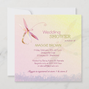 Dragonfly Theme Uniek Vrijgezellenfeest Kaart