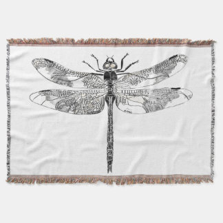 Dragonfly Throw Rug Deken