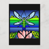Dragonfly Tiffany Style Briefkaart (Voorkant)