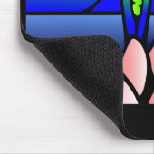 Dragonfly Tiffany Style Mousepad Muismat (Hoek)