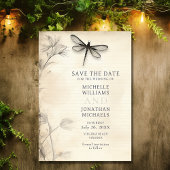Dragonfly  Tijdschrift Foto Bruiloft Save The Date