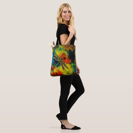 Dragonfly Tote Bag (Op model)