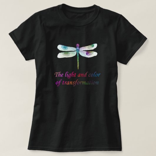 Dragonfly Transformation Shirt (Design voorkant)