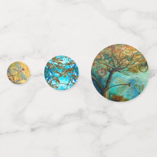 Dragonfly Trio Confetti (Voorkanten)