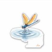Dragonfly Tshirt Women Men Kids Insect Darner Skim Sticker (Voorkant)
