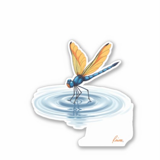 Dragonfly Tshirt Women Men Kids Insect Darner Skim Sticker (Voorkant)
