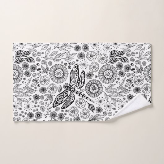 Dragonfly-tuin Bad Handdoek (Handdoek)