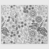 Dragonfly-tuin Cadeaupapier (Vlak)