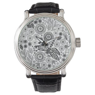 Dragonfly-tuin Horloge