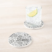 Dragonfly-tuin Zandsteen Onderzetter (Zijkant)