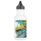 Dragonfly Turquoise Splash Waterfles (Links)