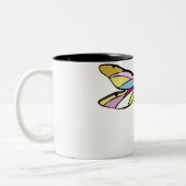 Dragonfly Tweekleurige Koffiemok (Links)